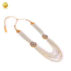 Pink Moti Kanch Dulha Mala Haar - Image 2